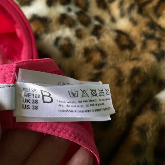 Conturelle Felina Pink Lace Underwire Full Support Bra Size 38B. Brand new! - Picture 5 of 5